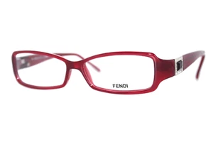 NUEVOS MARCOS DE GAFAS FENDI F886R 639 BURDEOS AUTÉNTICOS 53-13-135 MM CON ESTUCHE - Imagen 1 de 9