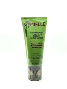 New MIELLE 6 FL OZ Rosemary Mint Sugar Scalp Scrub - Picture 1 of 4