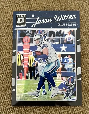 Donruss Optic Jason Witten #27 2016 Holo refractor negro 1/25 First One Cowboys Foto 1 de 2