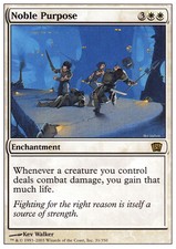 1x Noble Purpose MTG 8th Edition NM- Magic Regular