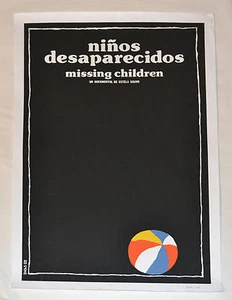 Póster de la película cubana "Niños perdidos" Firmado por el artista.Obra de arte ganadora del premio. - Imagen 1 de 3