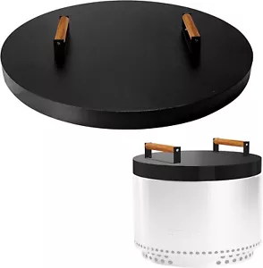 Coperchio Snuffer Firepit - per stufa singola Yukon 2.0 e 1.0 - con 2 maniglie in legno - Foto 1 di 9