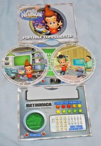 2004 Le avventure di Jimmy Neutron Boy Genius comunicatore portatile e 2 dischi - Foto 1 di 7