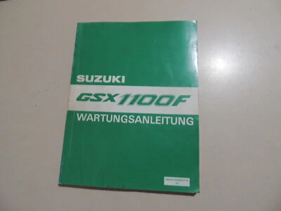 Werkstatthandbuch Reparaturanleitung Suzuki GSX 1100 F Modelljahr 1988-1994 - Bild 1 von 4