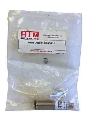 HTM Electronics M18B-D0500P-CX9Q4UE 10-30 VDC Photoelectric Proximity Sensor - Image 1 of 4