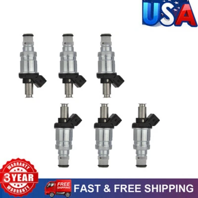Inyector de combustible 6 piezas para Honda Odyssey 3,5 L V6 1999 2000 2001 FJ340 06164P8A000 Foto 1 de 4