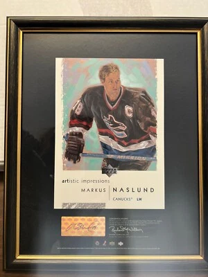 2002-03 UD художественные впечатления Маркус Наслунд в рамке фото чехол Топпер - Изображение 1 из 4
