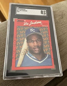 1990 DONRUSS MVP BO JACKSON #BC-1 SCG 8 KANSAS CITY ROYALS - Picture 1 of 2