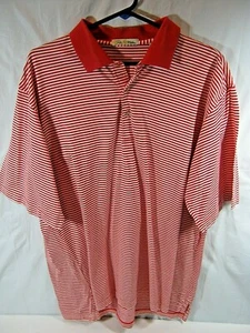 Men's PETER MILLAR Size Large Polo Golf Shirt Casual Play Dress Athletic - Picture 1 of 7