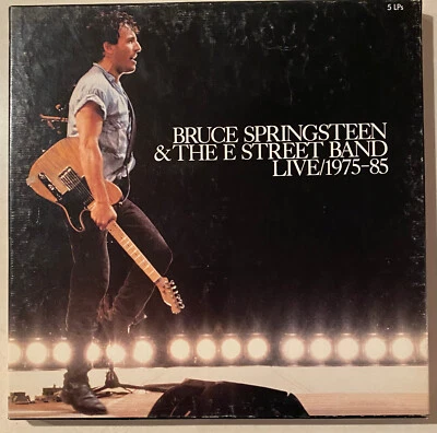 BRUCE SPRINGSTEEN Live 1975-85 Columbia 5 x LP 1986 box set + booklet  VG++ - Image 1 of 4