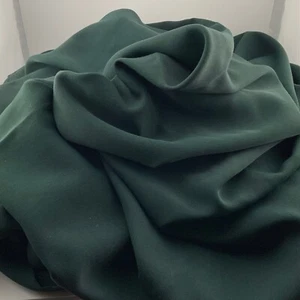 Fabric Gaberdine Twill Weave Green Teal Blue Draping Fluid 2.75 yds x 58 - Picture 1 of 5