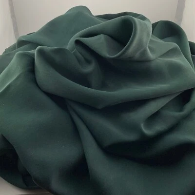 Fabric Gabardine Twill Weave Green Teal Blue 2.75 yds x 58 Blazer Cowboy Shirt - Image 1 of 4