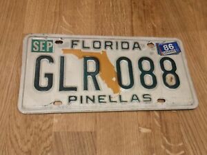 Florida Pinellas County USA US Nummernschild license plate FL rarity collectible