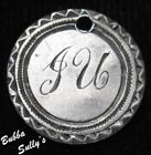 Three Cent Silver Love Token Initials Ju