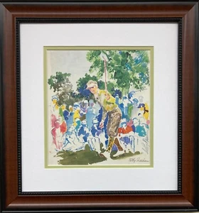 Campos de golf LeRoy Neiman ""Patty Sheehan"" enmarcados personalizados - Imagen 1 de 3
