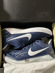 Autographed Nike Kobe AD Midnight Navy Shoes Size 13 - Picture 1 of 4