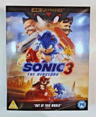 4K UHD BLU-RAY    SONIC THE HEDGHOG 3      BRAND NEW SEALED UK STOCK - Image 1 of 2