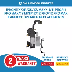For iPhone X XR XS 11 12 Pro Max Mini Earpiece Ear Speaker Sensor Replacement - Picture 1 of 10
