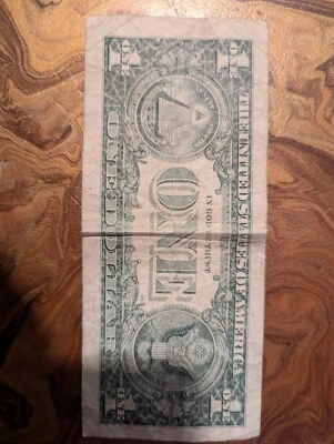 Is $1 Bill #B03646856*. 2013 - Image 1 of 3