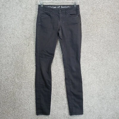 Articles Of Society Jeans Womens Size 25 Dark Gray Cotton Blend Hippie Skinny - Image 1 of 4