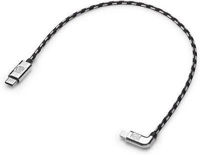 VW USB-C TO Apple iPhone Lightning Cable Premium Braided 30cm GENUINE VOLKSWAGEN - Image 1 of 4