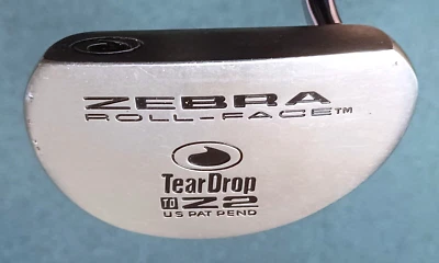 Zebra Tear Drop TD Z2 Roll Face Mallet 34 3/4" Putter Golf Club Needs New Grip - Image 1 of 4