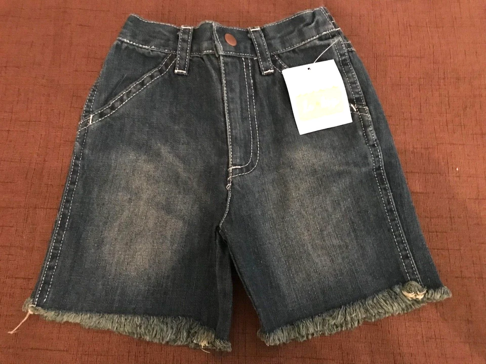 Pantalones Cortos LE TOP Azul Denim Nuevos con Etiquetas Niños 2T Foto 1 de 1