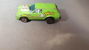 Hot Wheels Red Line POISON PINTO Lime Green Poor Condition 1976 RARE space Hold! - Picture 1 of 7