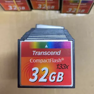 1/5/10Pcs 32GB Transcend CompactFlash CF Card 133x Speed Flash Memory Card - Picture 1 of 4