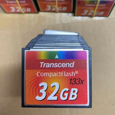 1/5/10Pcs 32GB Transcend CompactFlash CF Card 133x Speed Flash Memory Card - Image 1 of 3