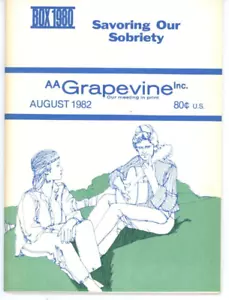 August 1982 AA Grapevine Alcoholics Anonymous Booklet Digest Magazine - Picture 1 of 2