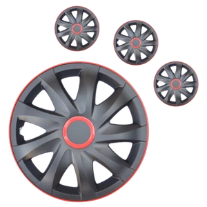 4x Radkappen Radzierblenden universal 14" Radzierblenden Radzierblenden 14 Zoll SCHWARZ KAN - Bild 1 von 2