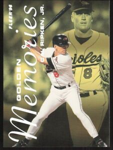 1996 Fleer Golden Memories Insert #8 Cal Ripken, Jr. Baltimore Orioles