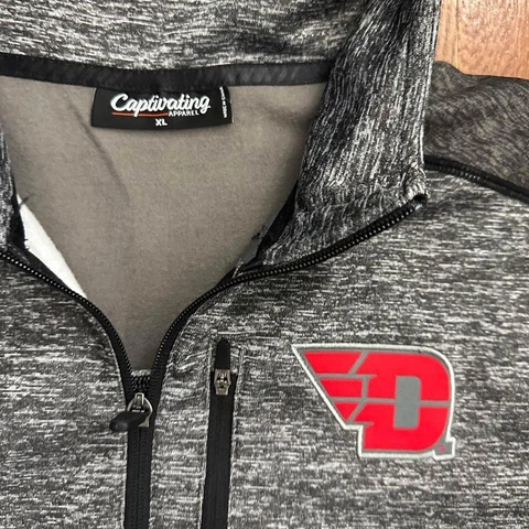 Dayton Flyers Quarter Zip Sweatshirt Pullover (Mens XL) Cover
