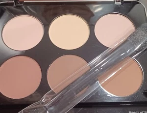 Makeup Contour Kit Set W Mirror , Brush - Picture 1 of 6