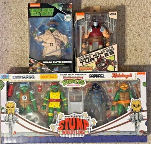 Lote de figuras de acción TMNT Stump Wrestling Ninja Foot Enforcer Elite Leo Disguise - Imagen 1 de 8