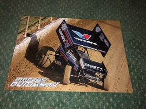 MARCUS DUMESNY #47 410 SPRINT CAR VALVOLINE World Of Outlaws POSTCARD - Picture 1 of 2