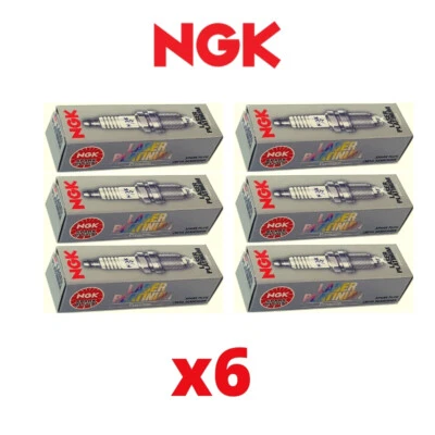 6x NGK Platinum Spark Plugs for JAGUAR XJ X350 3.0 03->09 AJ-V6 X350 X358 - Image 1 of 2