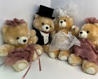 Wedding Centerpieces Teddy Bears Bride Groom Brides Maids Vintage
