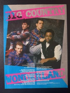 BIG COUNTRY - WONDERLAND | SMASH HITS LYRIC PAGE 6X11" [SH23] - Bild 1 von 1