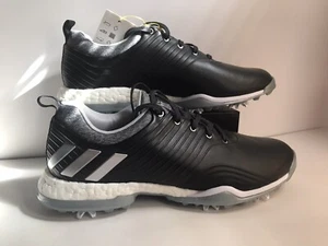 NEW Womens Adidas Adipower 4ORGED Golf Shoes Black / Silver Size 10 With Tags !! - Picture 1 of 7