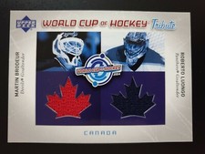 2004-05 Upper Deck World Cup Tribute MBRL M.Brodeur/R.Luongo SP (2CLR)
