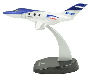 Modellino aereo commerciale HondaJet aereo in lega aereo pressofuso blu 1:72 - Foto 1 di 9