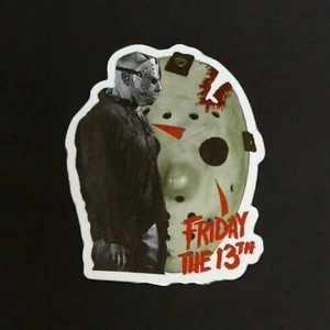 Horror Movie Sticker Friday the 13th Jason Voorhees Hockey Mask Slasher - Picture 1 of 2