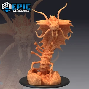 6K Resin 32mm Epic Miniatures Adult Remorhaz (Huge) for D&D, Role-Play - Picture 1 of 1