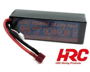 HRC Racing Akku LiPo 3S 11.1V 5700mAh 70C RC Car 5700 Hard Case Ultra-T ... - Bild 1 von 1