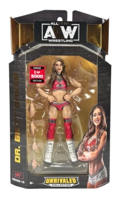 HASBRO NEU OFFIZIELLE CHASE AEW UNMATCHED COLLECTION SERIE 3 BRITT BAKER 1 0F 5000