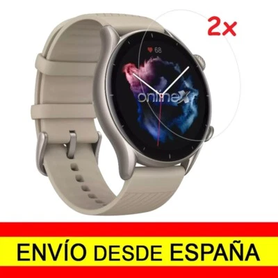 2x Protector Pantalla para AMAZFIT GTR 3 - GTR 3 PRO Lamina Plástico 2x a4975 - Imagen 1 de 4