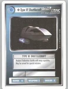 Type VI Shuttlecraft | Star Trek CCG 1994 White Border | Near Mint - Bild 1 von 2