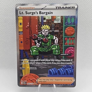 Pokemon Lt. Surge’s Bargain Mega Evolution 185/132 Special Illustration Rare - Bild 1 von 2